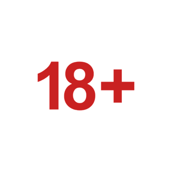 Age restriction symbol indicating 18+ only